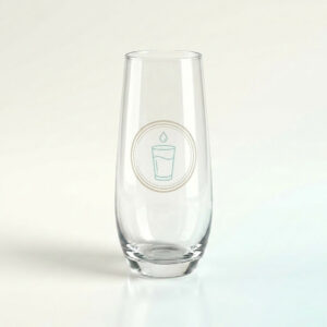 stemless flute — Lockue Goods Co.